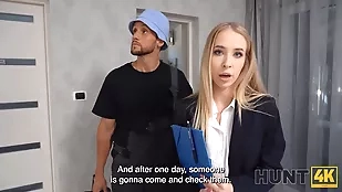 Nata Ocean dons her fake agent agent blonde blowjob