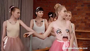 Willy's 18-year-old ballerinas balls blowjob deepthroat