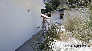 A young black girl meets a amateur black blowjob