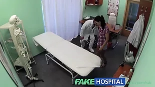 Enjoy a steamy encounter as a amateur brunette doctor