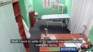 Fakehospital doctor pleasures amateur brunette czech