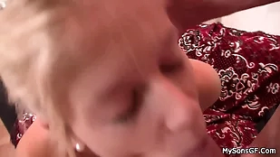 Accidentally discovered: Young blonde blowjob czech