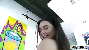 Lana Rhoades shows off her anal big ass big tits