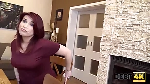 A pregnant woman with red hair big ass big cock big tits