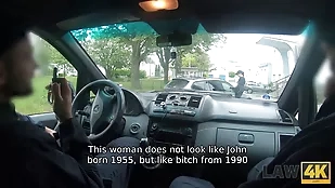 Stepmom gets arrested for blowjob car czech