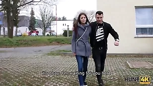 Reality video of a young car cuckold czech