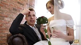Newlyweds: Husband sells wife bride cuckold czech